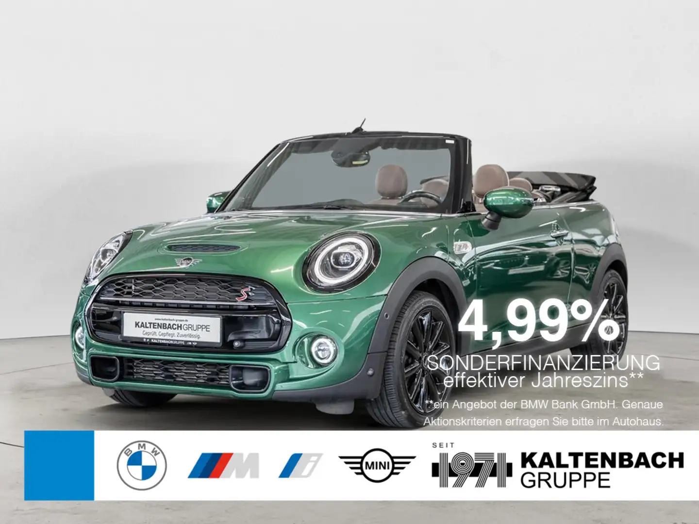 MINI Cooper S Cabrio Chili FACEL. LED NAVI H/K SHZ Vert - 1