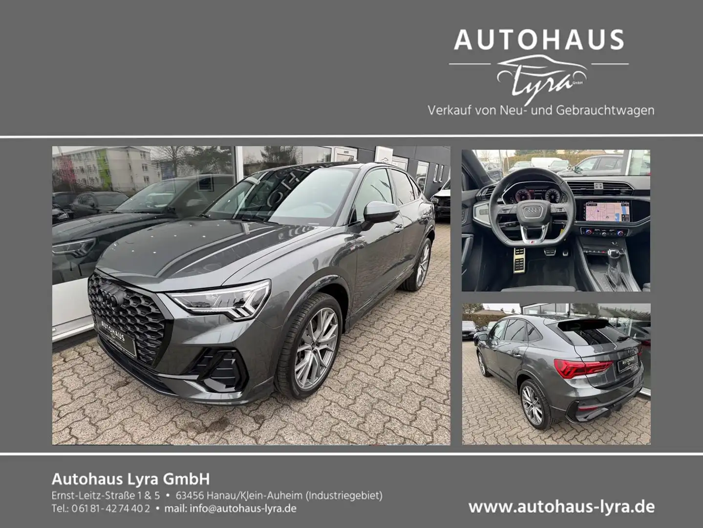Audi Q3 Sportback 40 TFSI quattro*MATRIX*PANO*SONOS* Gris - 1
