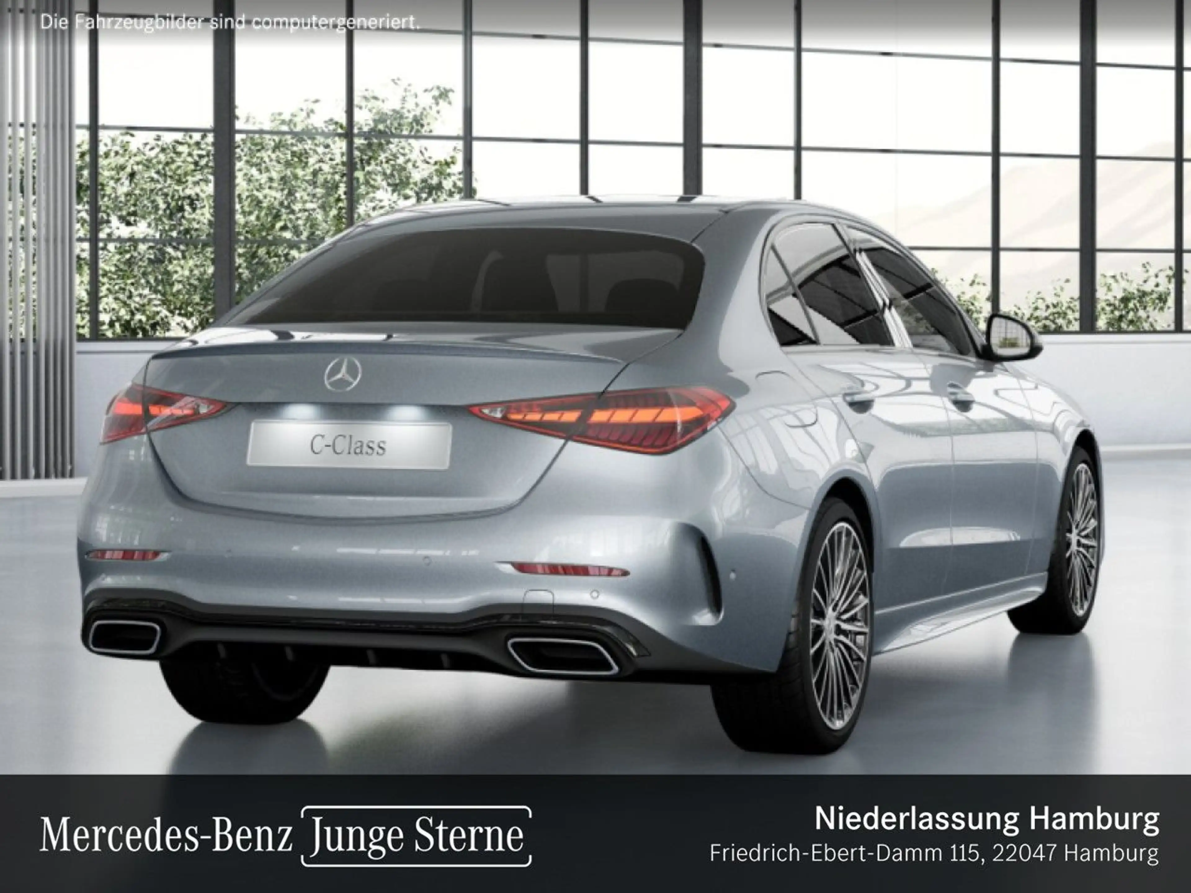 Mercedes-Benz C 180 AMG+NIGHT+LED+BURMESTER+KAMERA+19"+TOTW+9G — photo 4