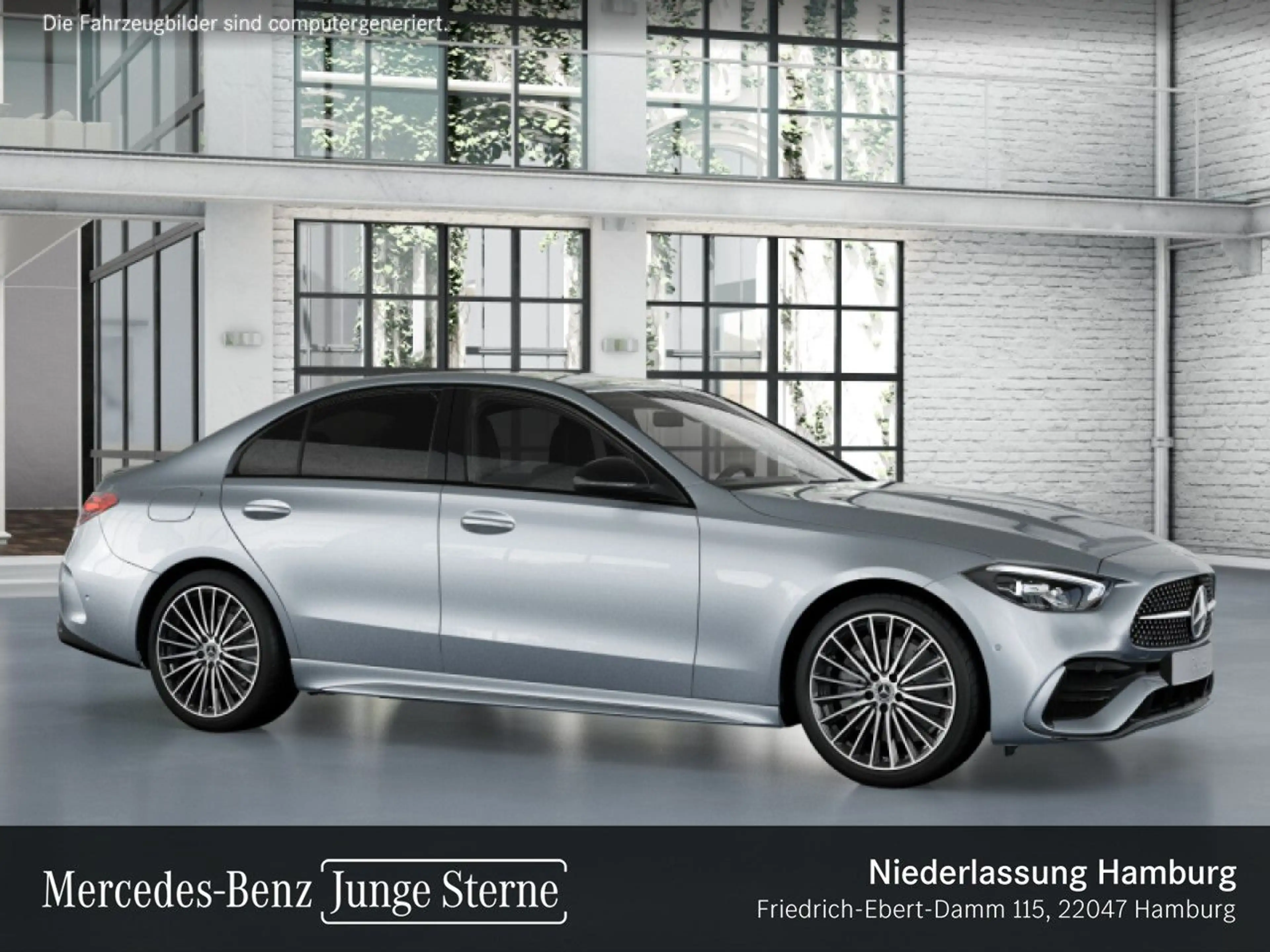 Mercedes-Benz C 180 AMG+NIGHT+LED+BURMESTER+KAMERA+19"+TOTW+9G — photo 15