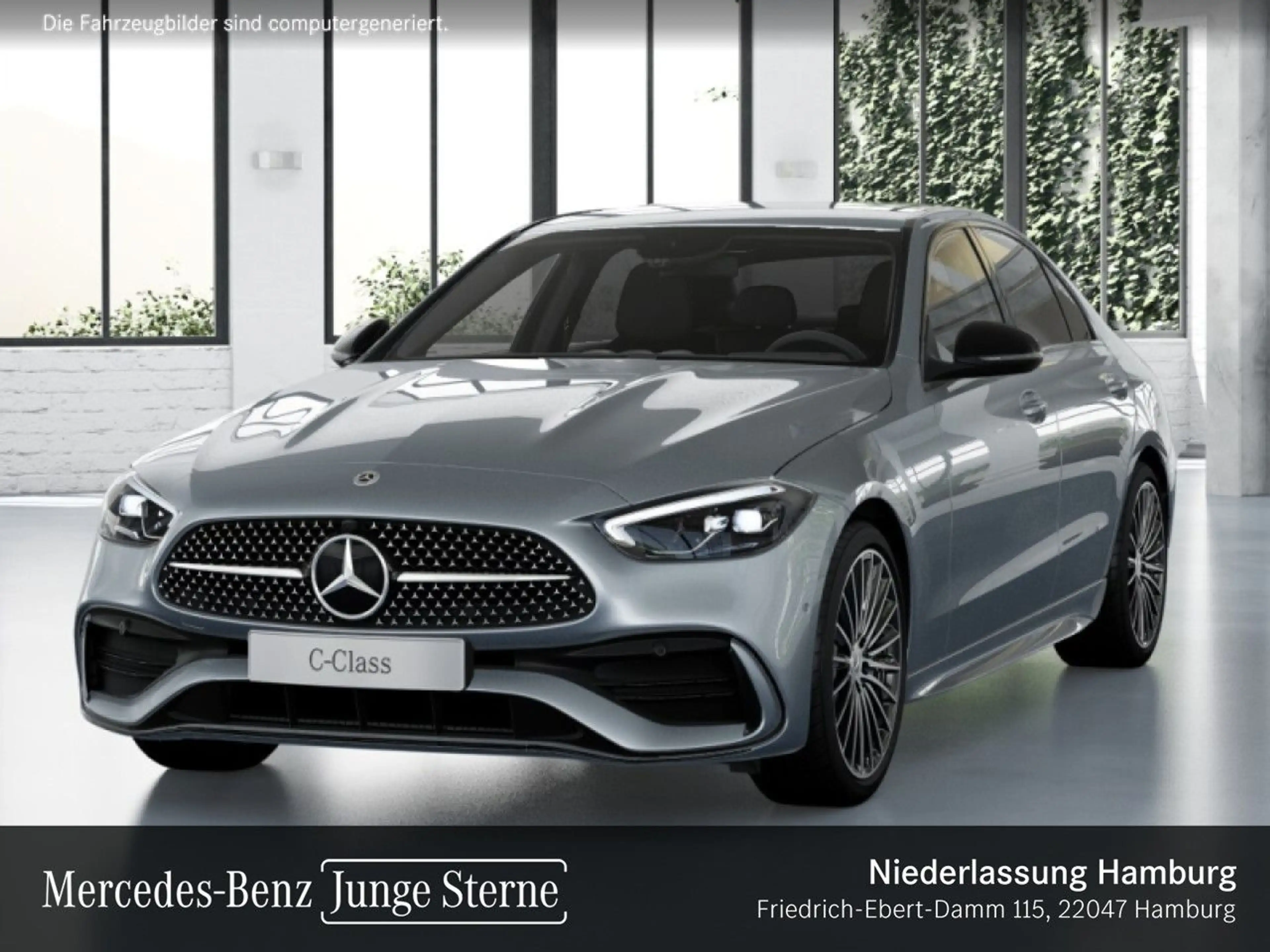 Mercedes-Benz C 180 AMG+NIGHT+LED+BURMESTER+KAMERA+19"+TOTW+9G — photo 2