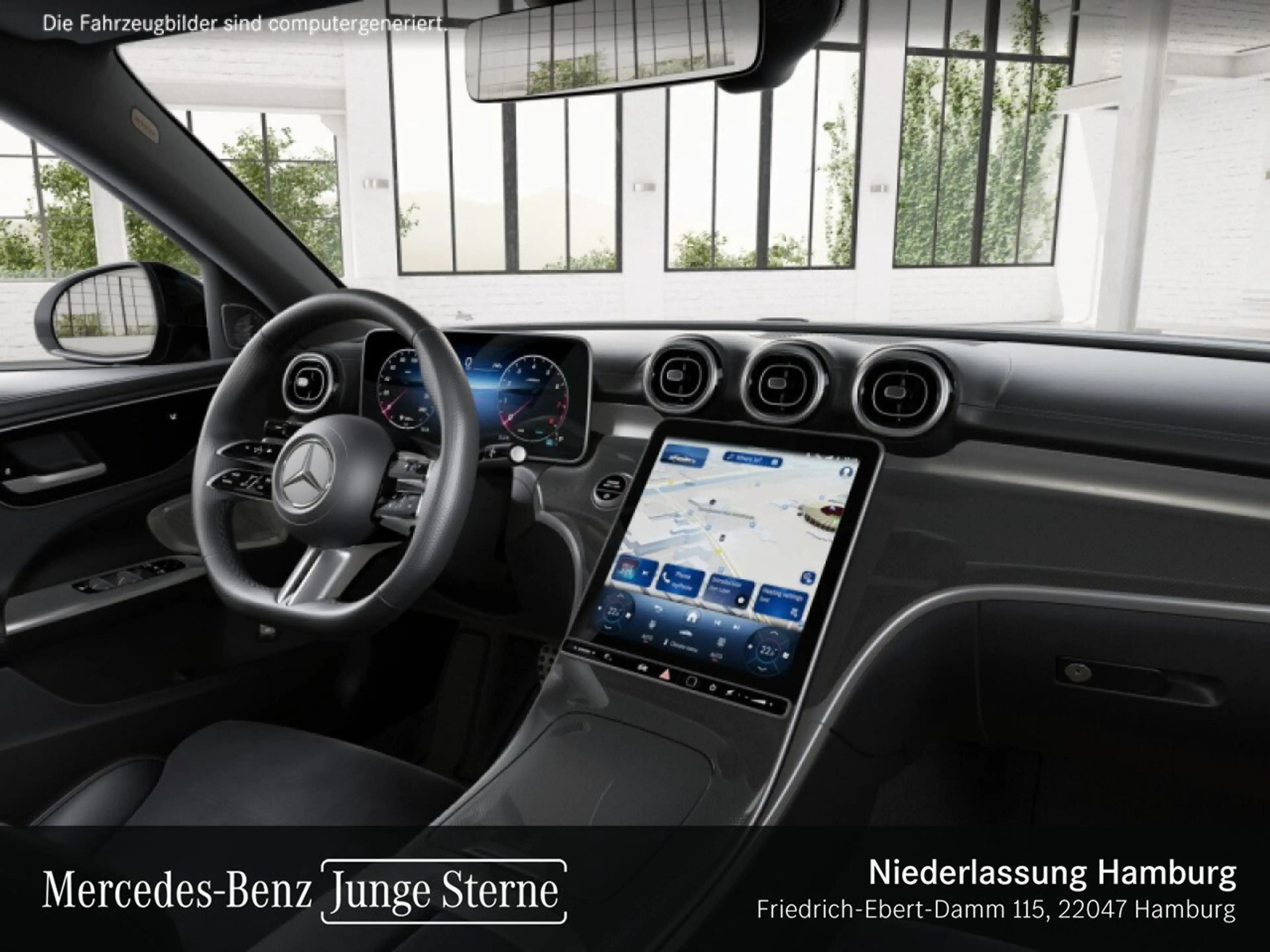 Mercedes-Benz C 180 AMG+NIGHT+LED+BURMESTER+KAMERA+19"+TOTW+9G — photo 10