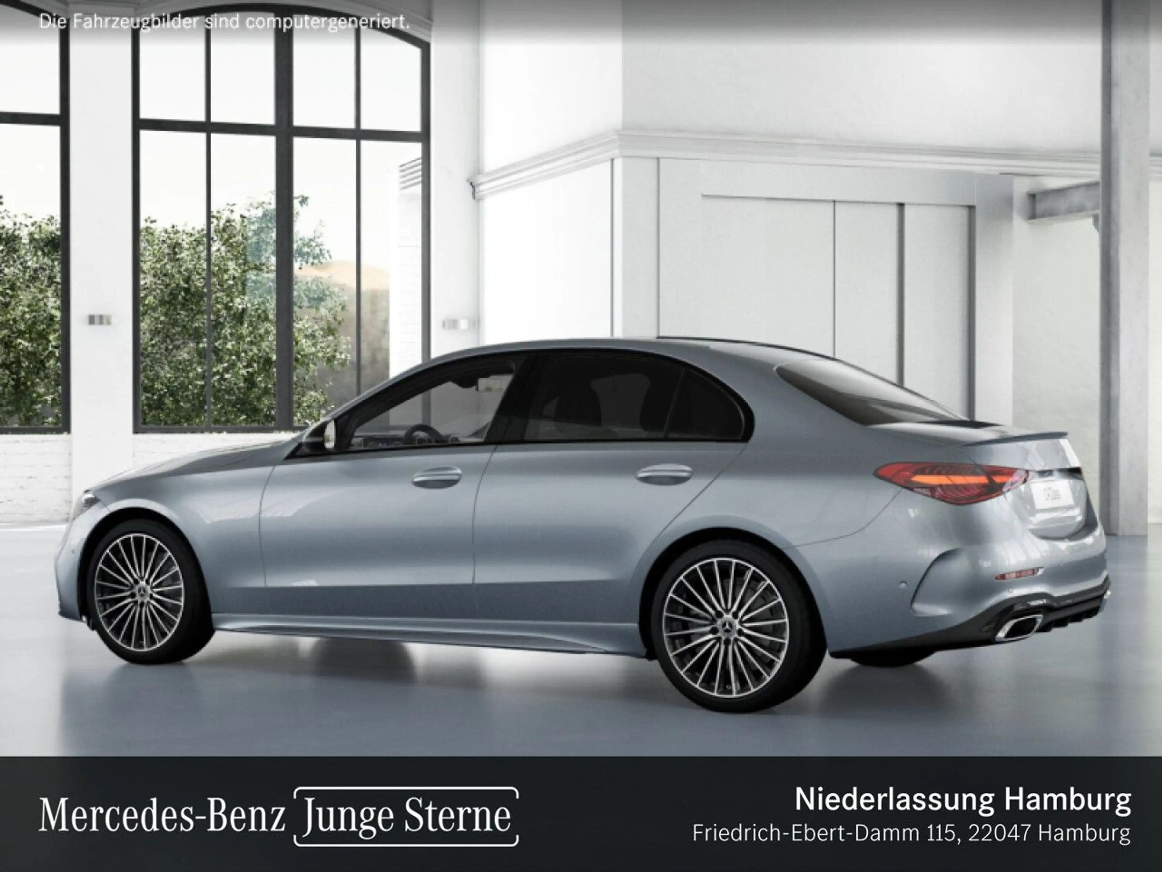 Mercedes-Benz C 180 AMG+NIGHT+LED+BURMESTER+KAMERA+19"+TOTW+9G — photo 14