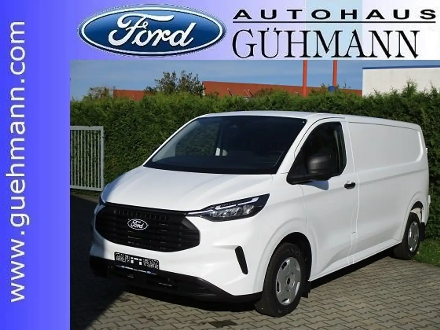 Ford Transit Custom 300 L2H1 LKW VA Trend, Navi, LED, Klima Weiß - 1