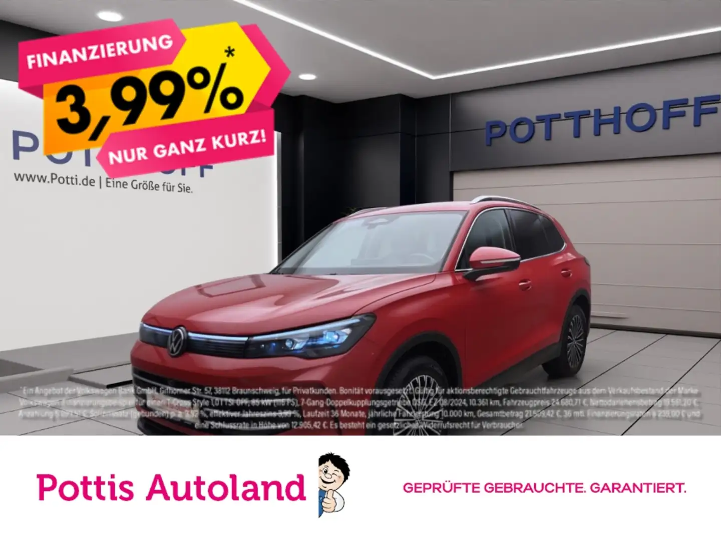 Volkswagen Tiguan 2.0 TDI DSG ELEGANCE NAVI AHK KAMERA KLIMA Rot - 1