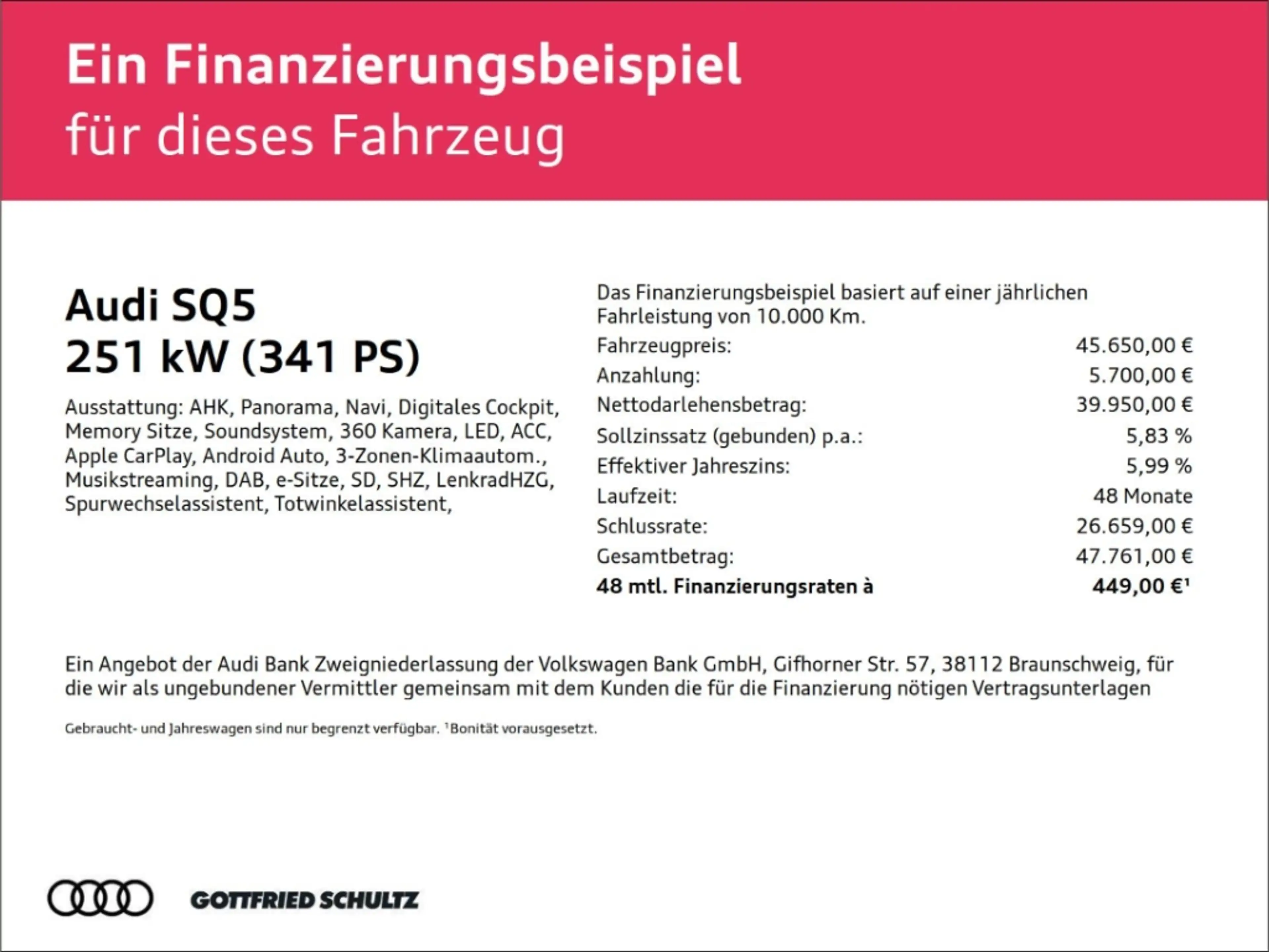 Audi SQ5 TDI 251(341) kW(PS) tiptronic - AHK Pano Bang & O — photo 2