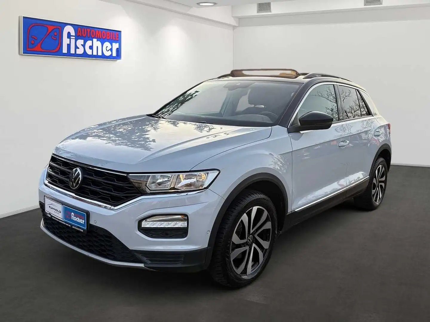Volkswagen T-Roc 1.5 TSI OPF DSG Active Garantie ACC Lane Side Assi Argent - 1