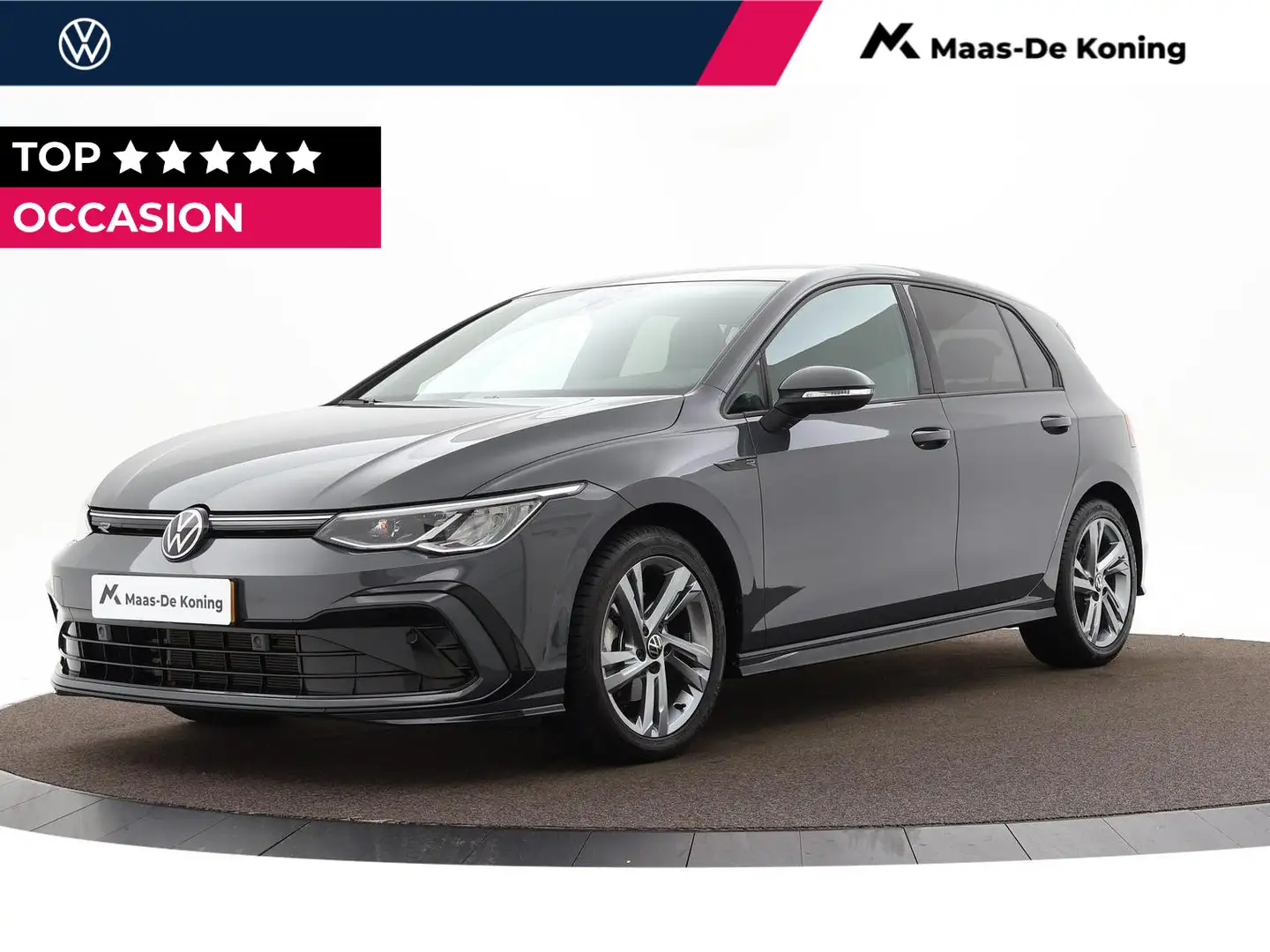 Volkswagen Golf 1.5 eTsi 130pk DSG R-Line · ACC · P-Sensoren · App Grijs - 1