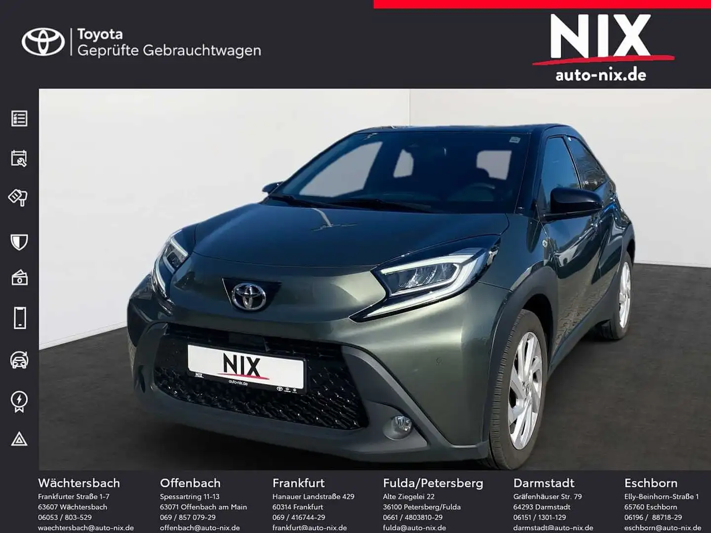 Toyota Aygo X 1.0 Pulse SHZ LED Verde - 1