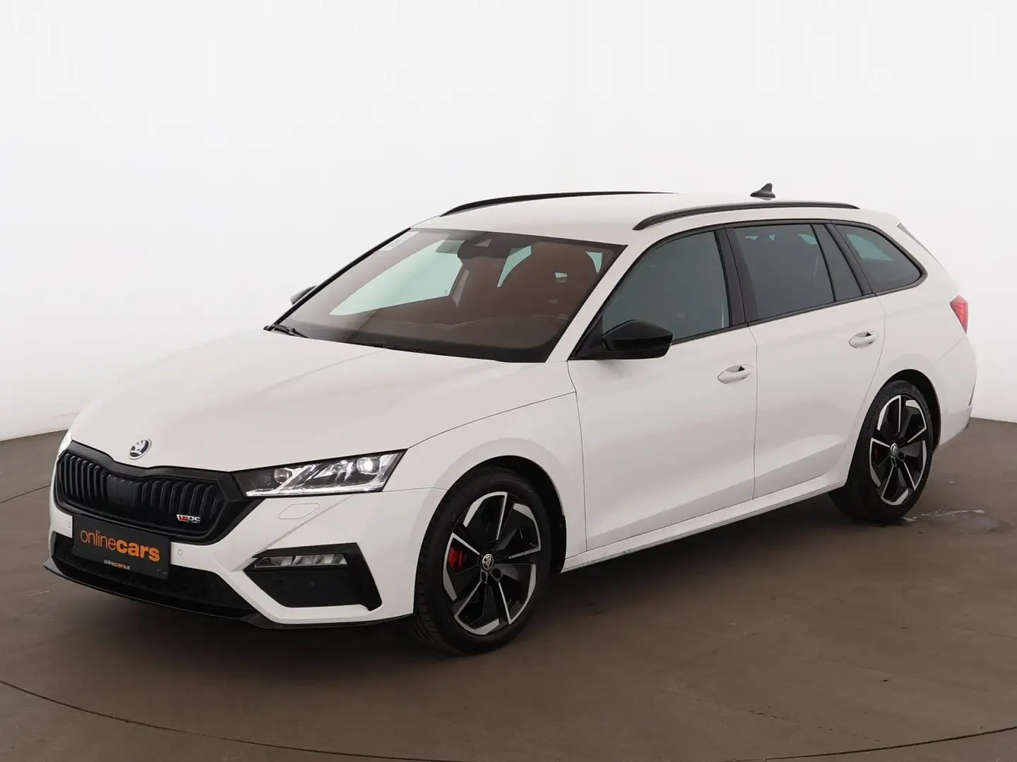 Skoda Octavia Combi 2.0 TDI RS Aut MATRIX HEAD-UP RADAR Weiß - 2