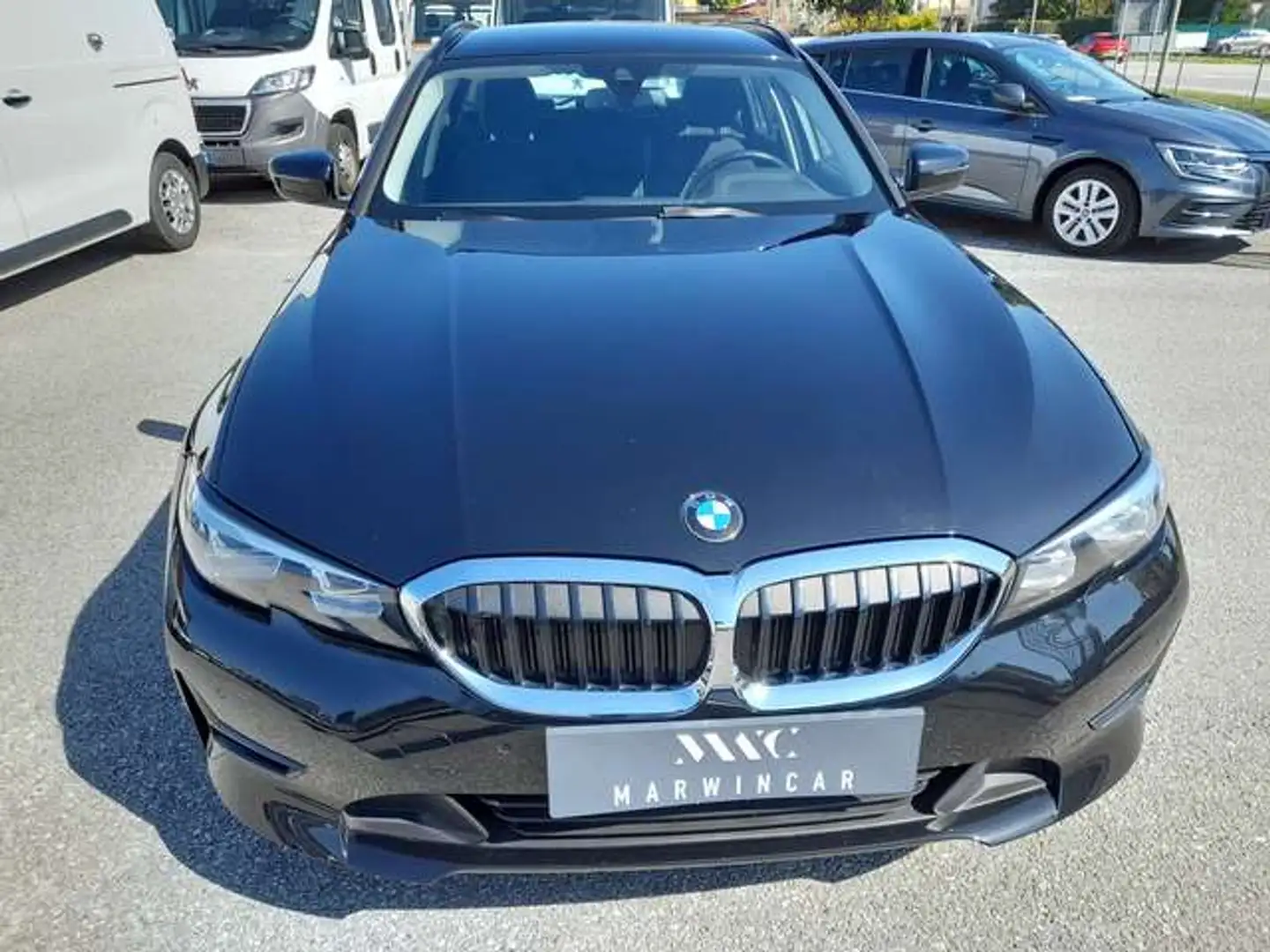 BMW 320 320d Touring xdrive 48V Business Advantage auto Nero - 2
