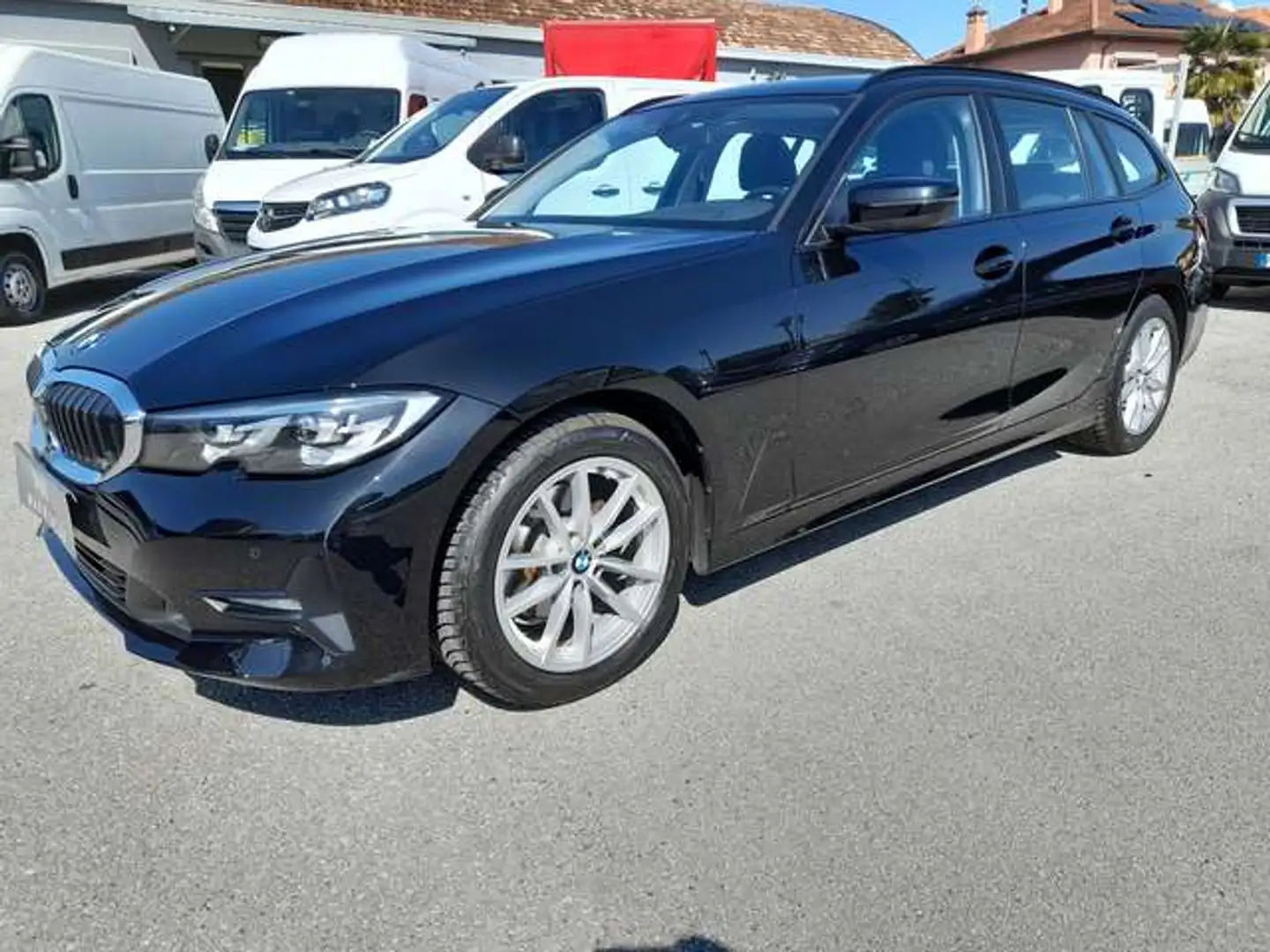 BMW 320 320d Touring xdrive 48V Business Advantage auto Nero - 1