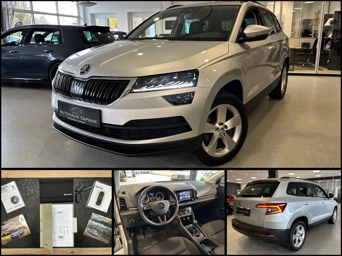 Skoda Karoq Ambition|1HD|AHK|LED|El.Heckklappe|Navi Silber - 1