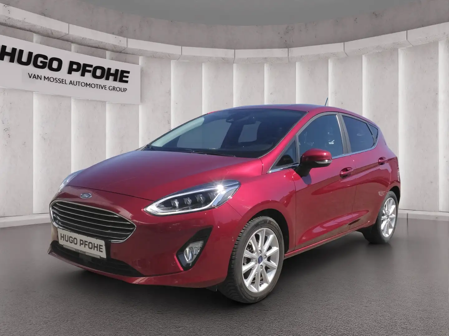Ford Fiesta 1.0 EcoBoost Titanium RFK GJR Rosso - 1