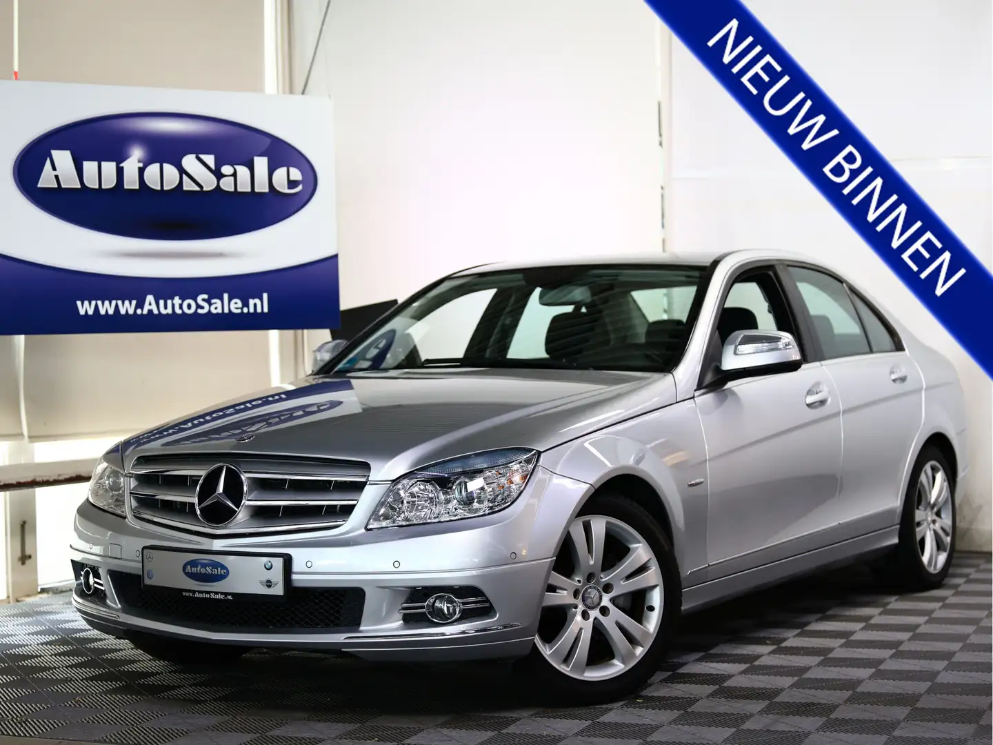 Mercedes-Benz C 180 K Business Class AUTOMAAT 41000 km !! Youngtimer ' Grijs - 1
