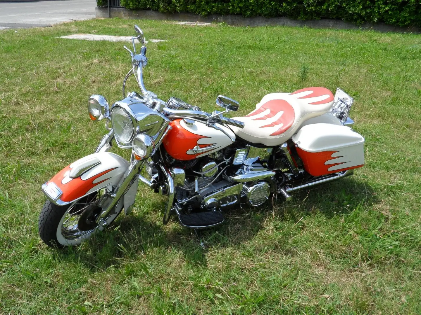 Harley-Davidson Early Shovel Flh shovel electra Portocaliu - 1