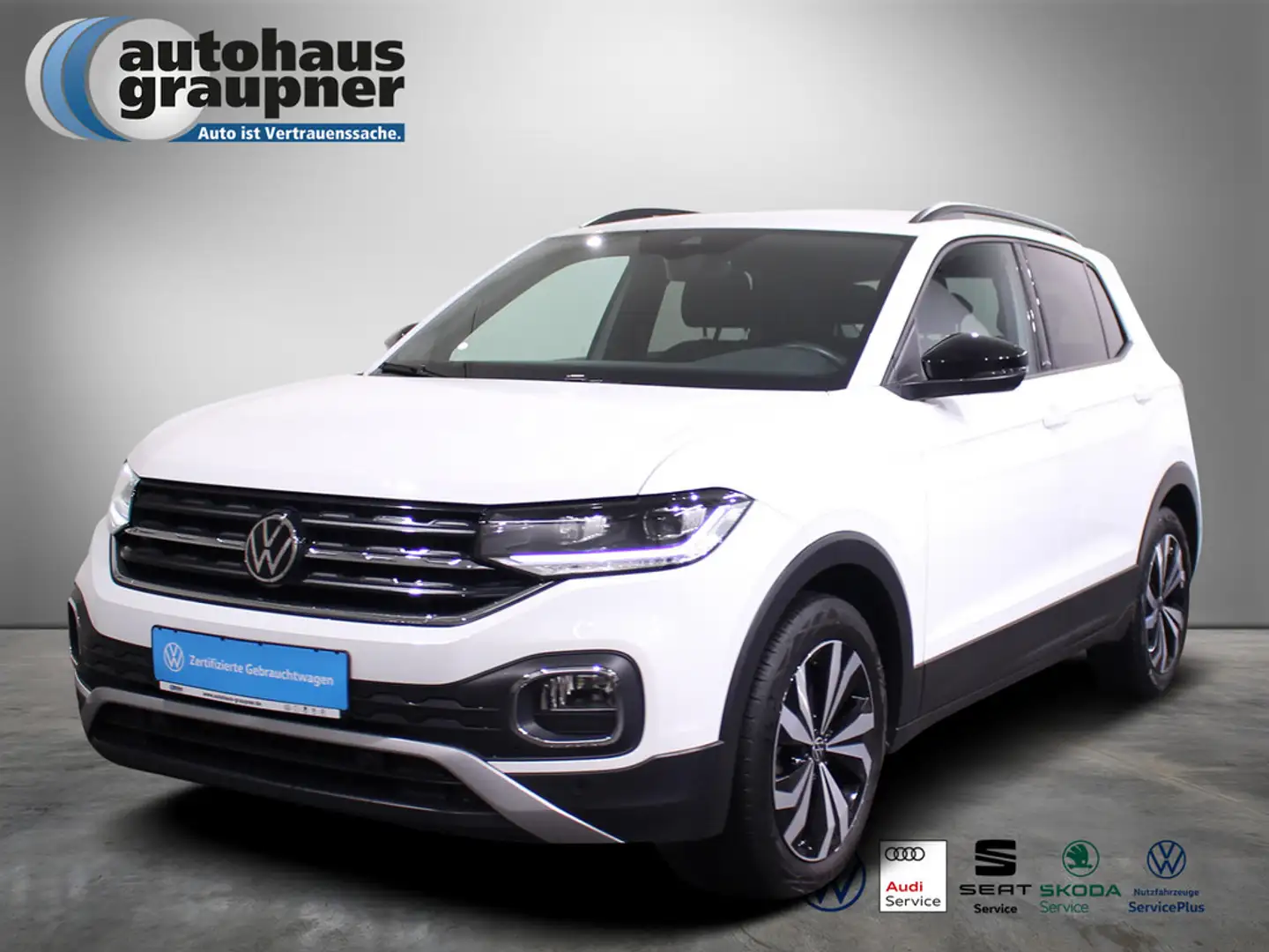Volkswagen T-Cross 1.0 TSI Active PDC NAVI ACC LED Wit - 1
