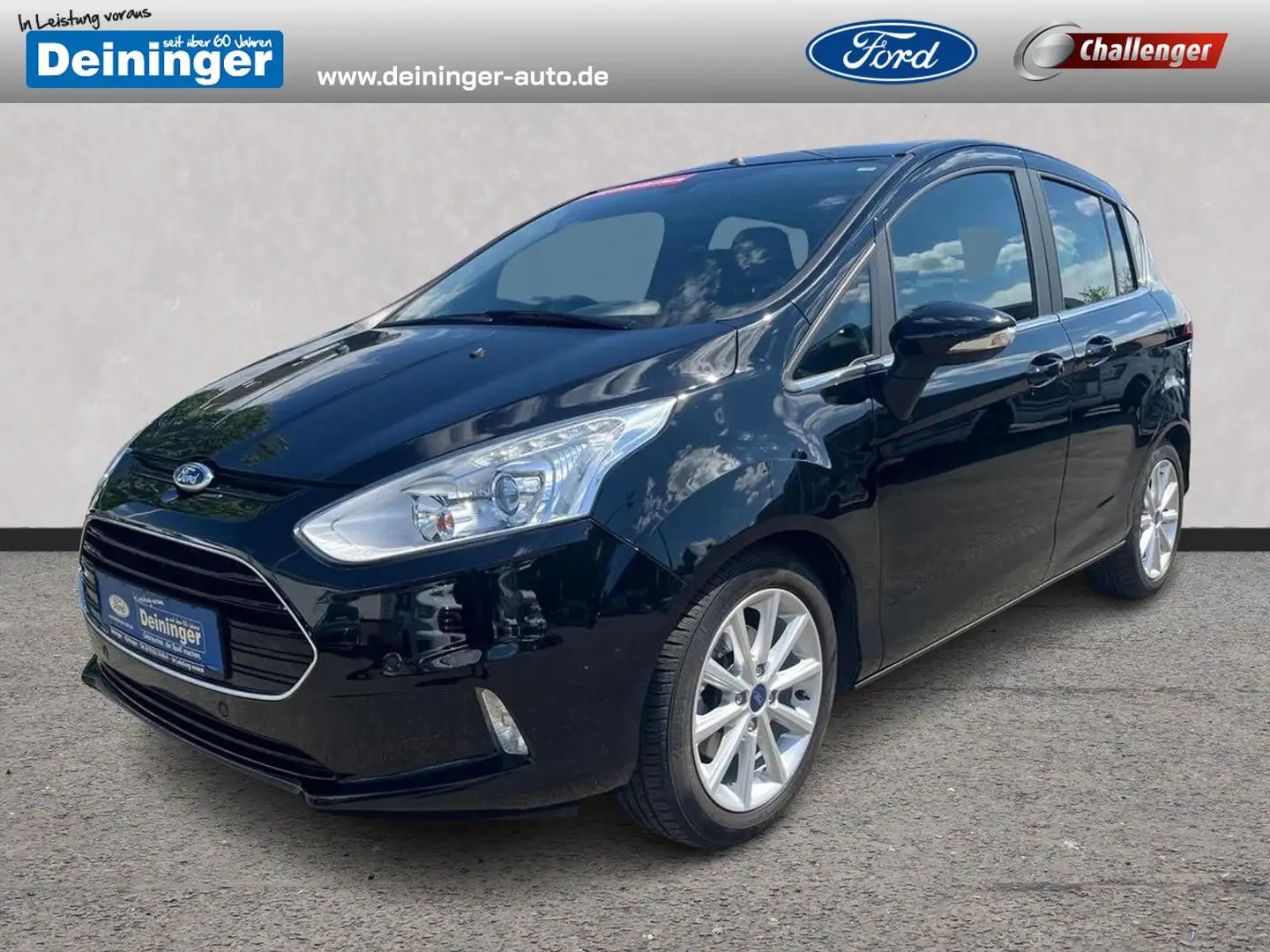 Ford B-Max 1.0 l EcoBoost Titanium NAVI EASY-DRIVER/WINTER-PA Zwart - 1