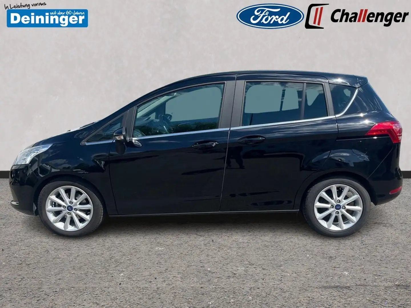 Ford B-Max 1.0 l EcoBoost Titanium NAVI EASY-DRIVER/WINTER-PA Zwart - 2