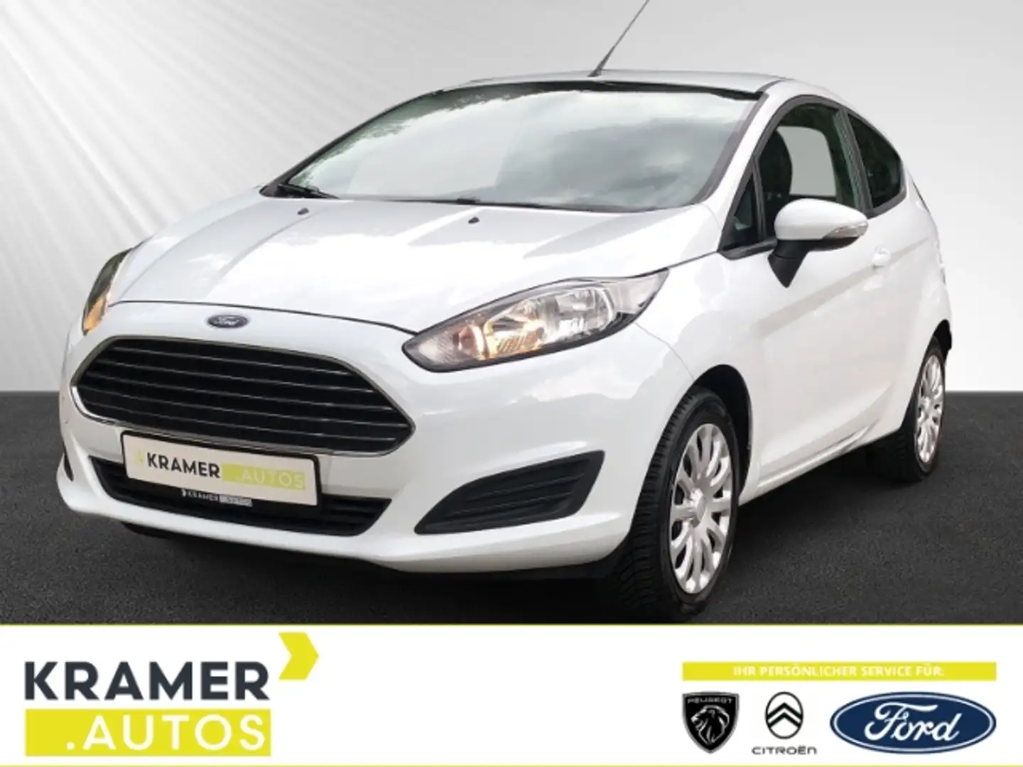 Ford Fiesta Trend*KLIMA*AUDIO*ZV MIT FERNBED.*SERVO*uvm Weiß - 1