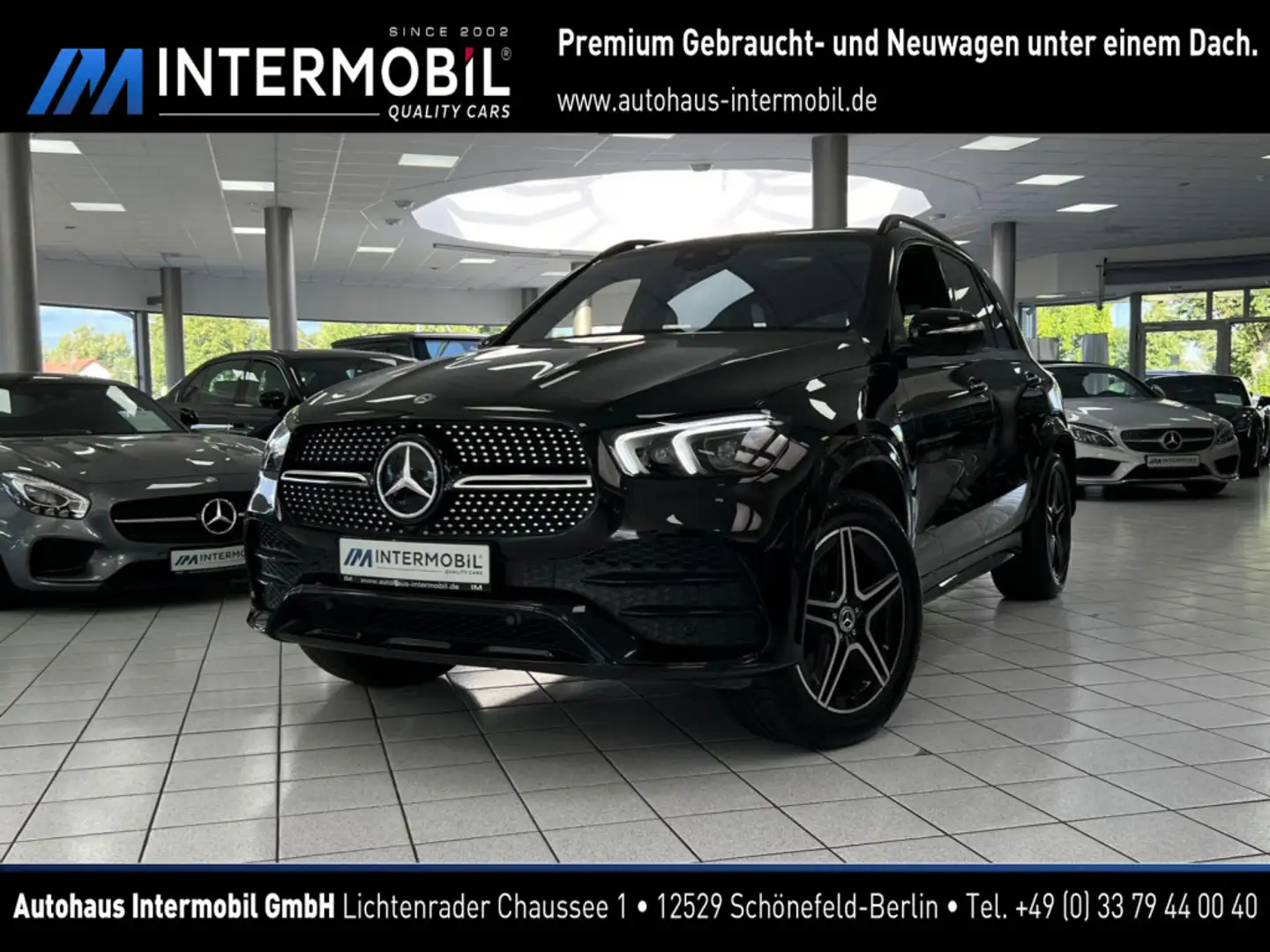 Mercedes-Benz GLE 300 d 4M*AMG*AIRMATIC*MBEAM*PANO*DISTR*360° Schwarz - 1