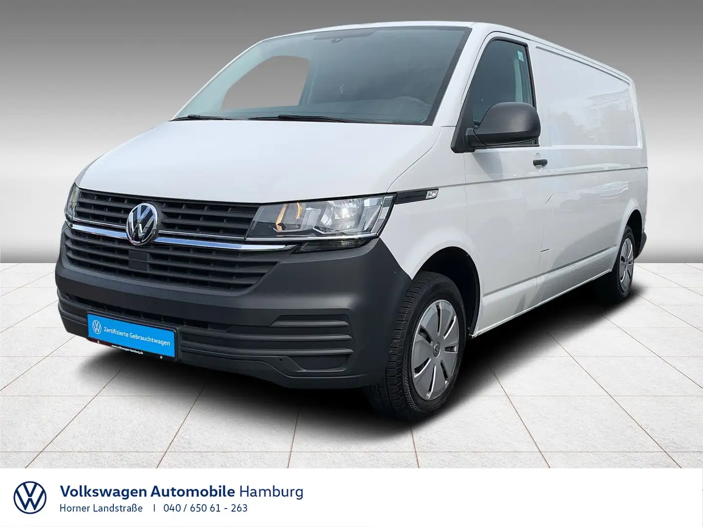 Volkswagen T6.1 Transporter T6.1 Kasten 2.0 TDI langer Radstand Einparkhilfe Weiß - 1