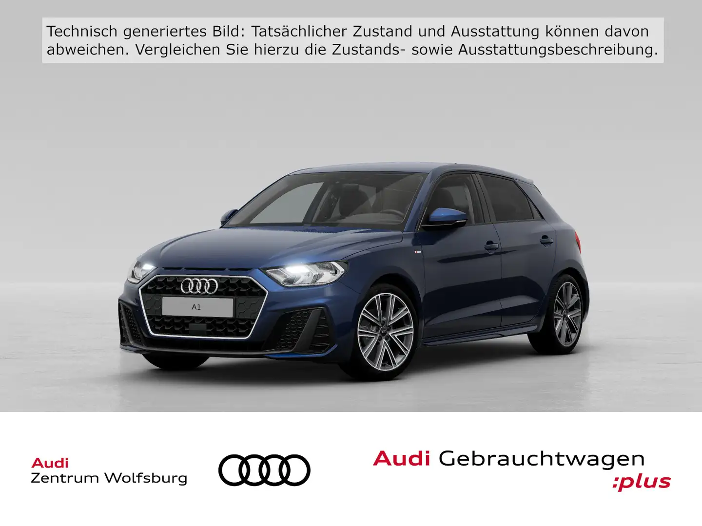 Audi A1 30 TFSI S tronic S line LED Blau - 1