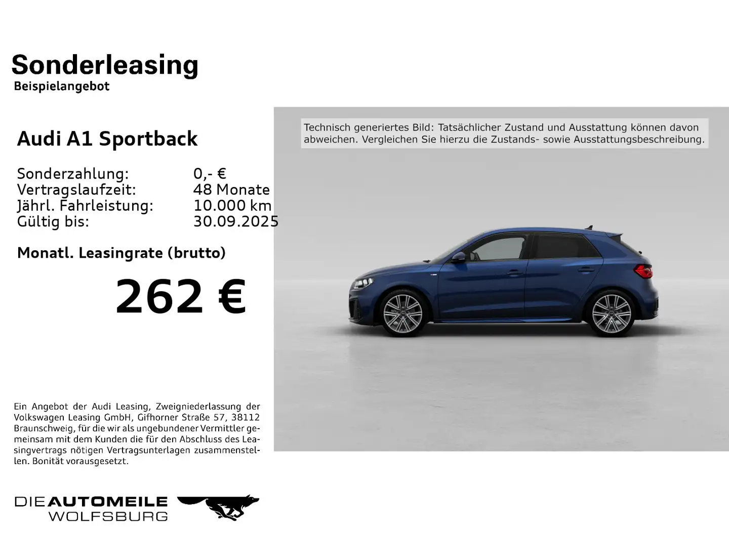 Audi A1 30 TFSI S tronic S line LED Blau - 2