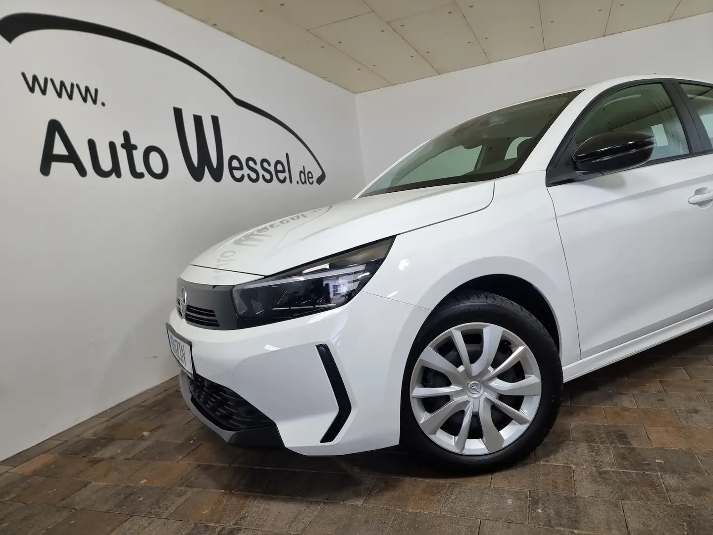 Opel Corsa Puretech 1.2 LED SHZ DAB+ Klima Tempomat Weiß - 2