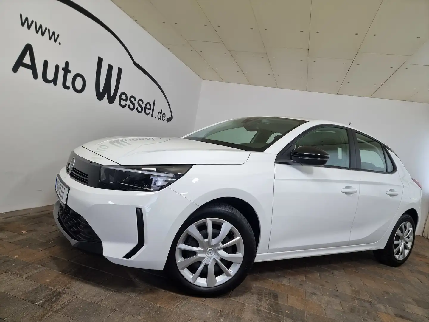 Opel Corsa Puretech 1.2 LED SHZ DAB+ Klima Tempomat Weiß - 1