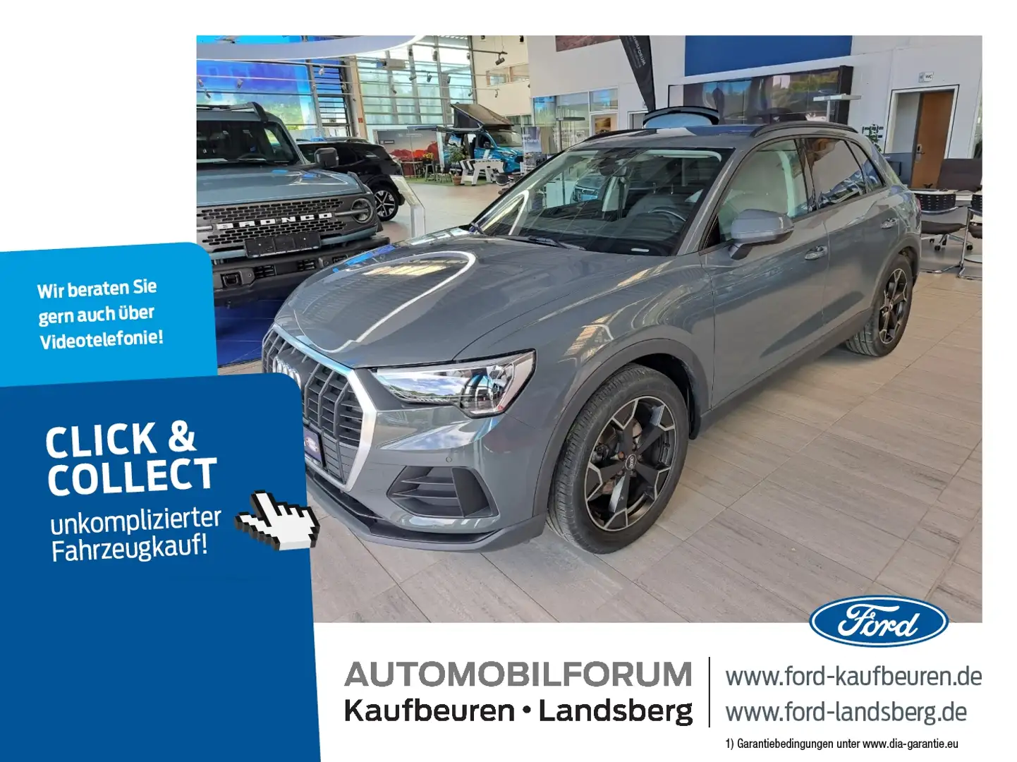 Audi Q3 35 1.5 TFSI LED Navi KlimaA AHK SHZ Gri - 1