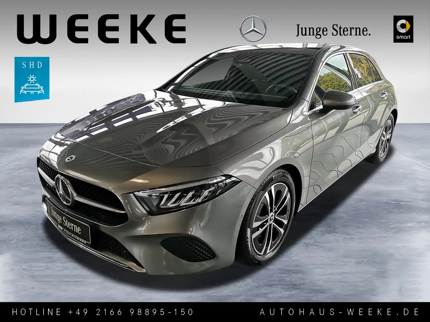 Mercedes-Benz A 180 Progressive ADVANCED+PANORAMA-SD+WINTER-PA Grau - 1