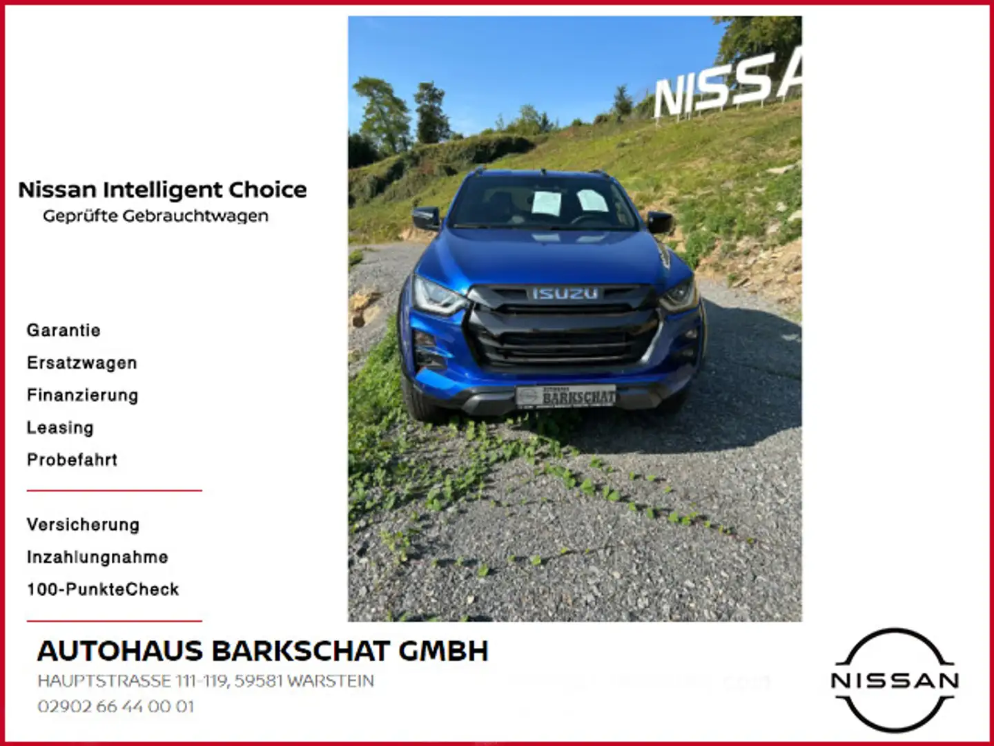 Isuzu D-Max Double Cab 4WD V-CROSS--Sofort Vefügbar--N Blau - 1