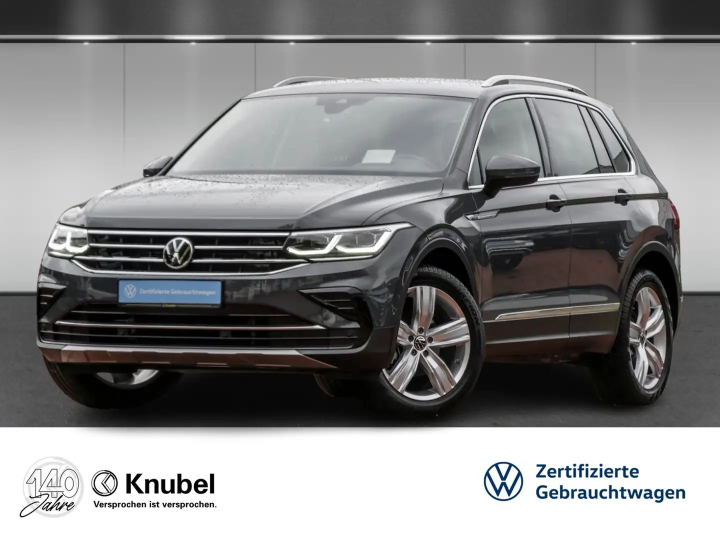 Volkswagen Tiguan Elegance 1.5 TSI DSG Matrix Standhzg. AHK Kamer... Grau - 1