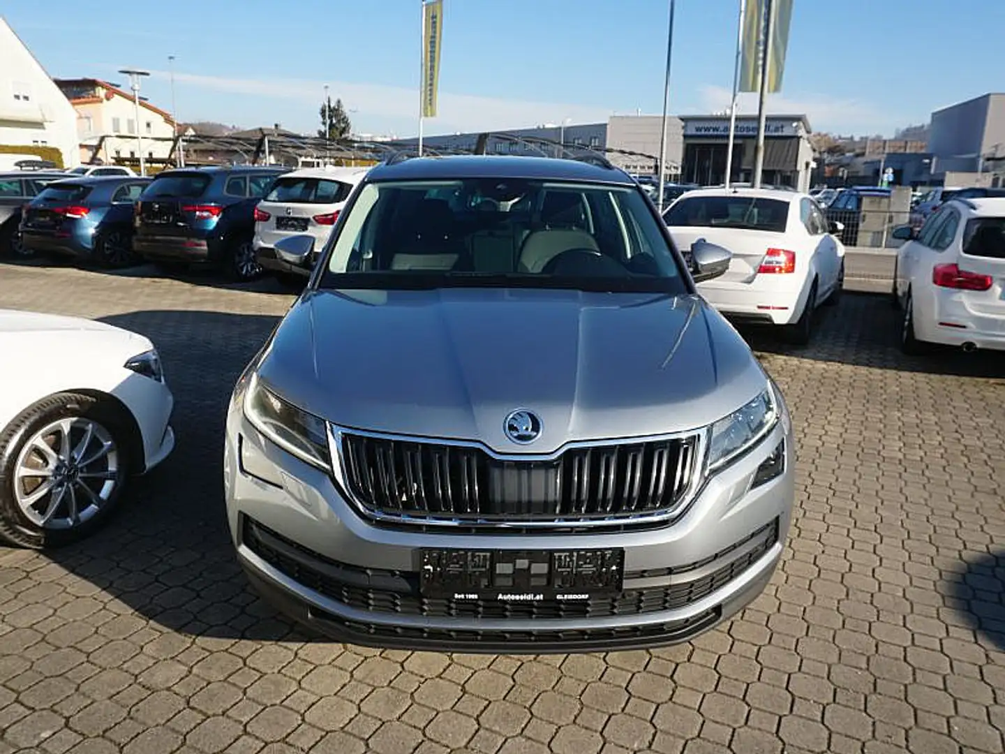 Skoda Kodiaq 2,0 TDI SCR Ambition 125 DSG *2020er+LED+NAVI* Grau - 2