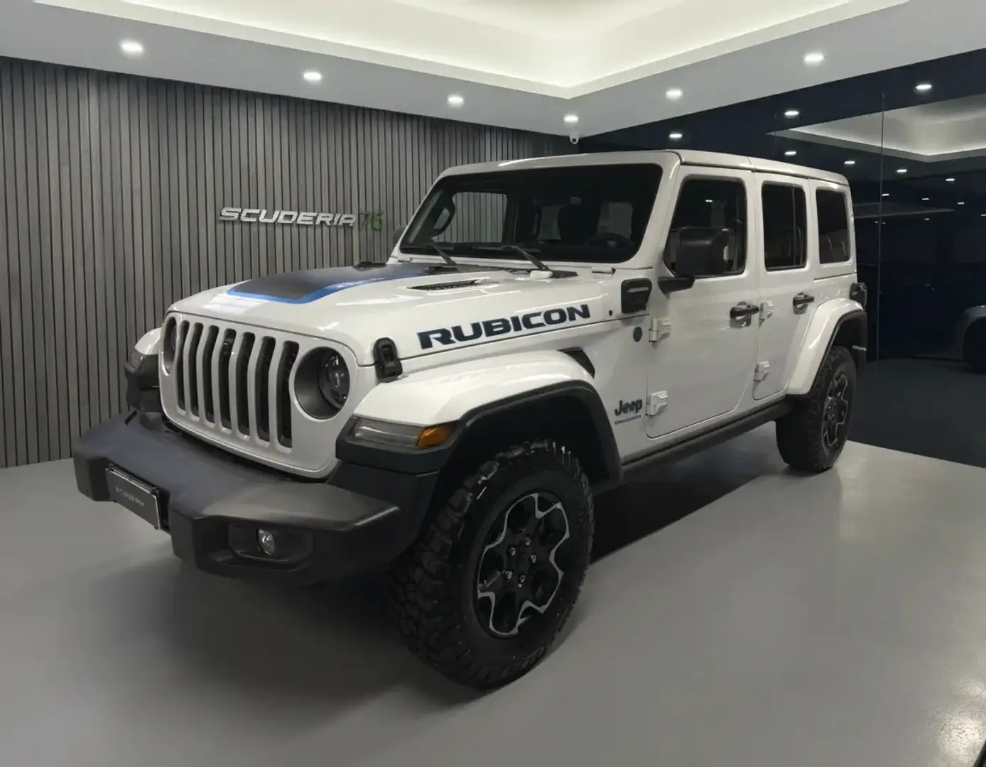 Jeep Wrangler IV Unlimited 4xe 2.0 atx phev Rubicon 4xe auto Bianco - 1