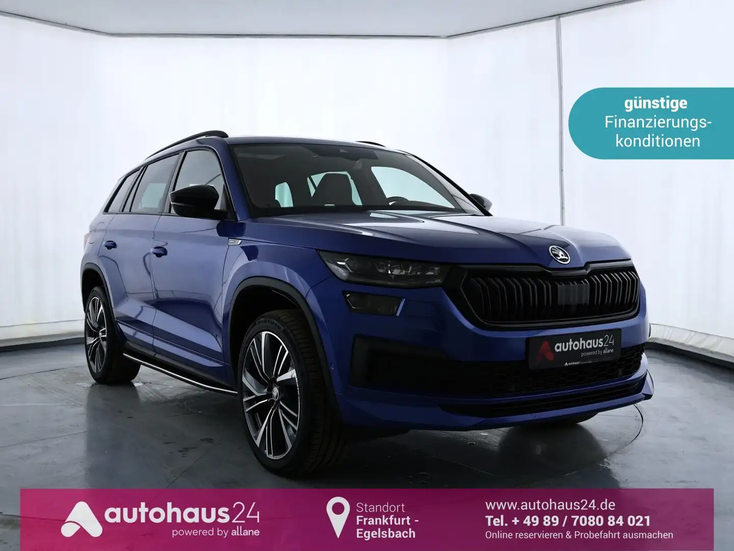 Skoda Kodiaq 2.0 TDI 4X4|Standhzg.|AHK|Pano|CAM Blau - 1