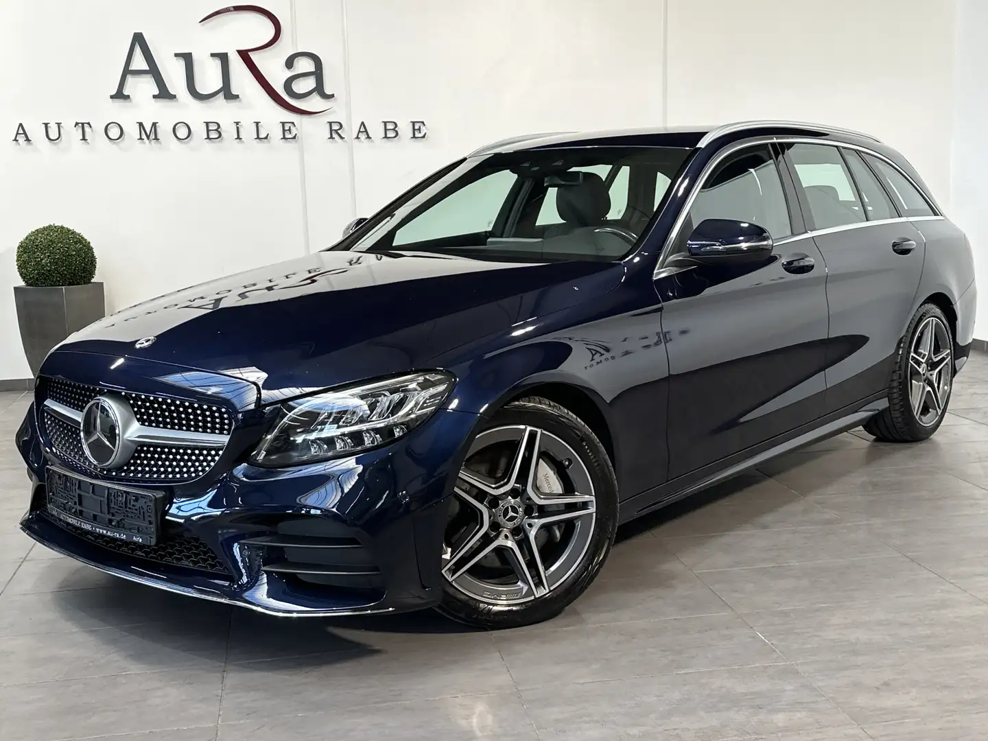 Mercedes-Benz C 300 T AMG-Line NAV+LED+AHK+BURMESTER+DISTRONIC Bleu - 2