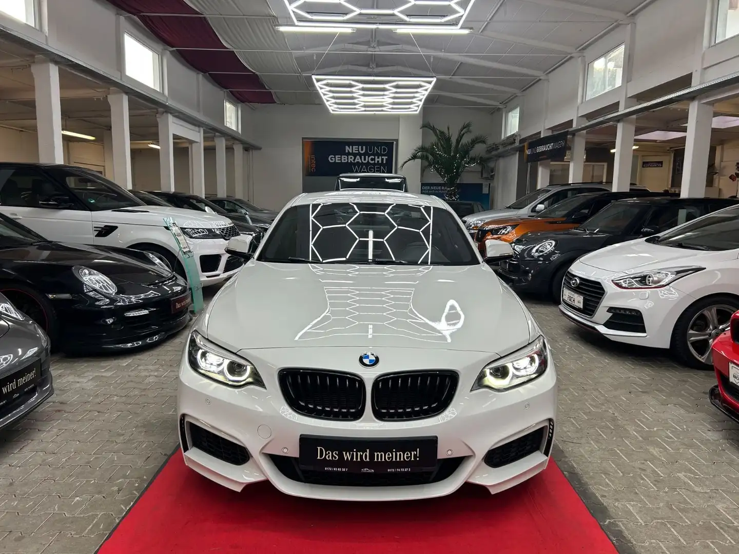 BMW 218 i Coupe M Sport*SHADOW-LINE*LED* ALCANTARA* Weiß - 2