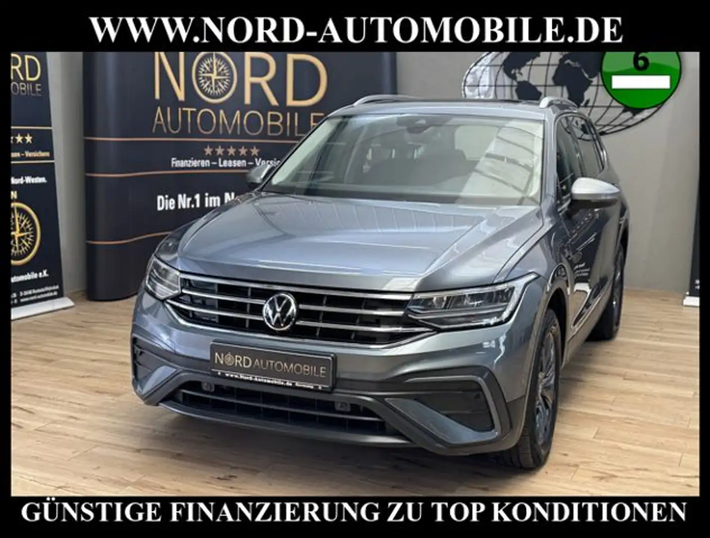 Volkswagen Tiguan Allspace 2.0 TDI DSG Life Dig.Cockp/Pano/ Life 4Motion Grau - 1