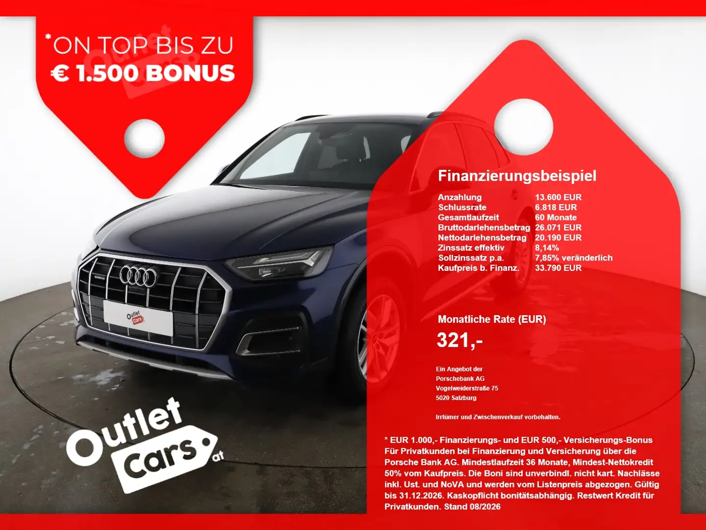 Audi Q5 40 2.0 TDI quattro advanced ASSIST+LED+LEDER Blau - 1