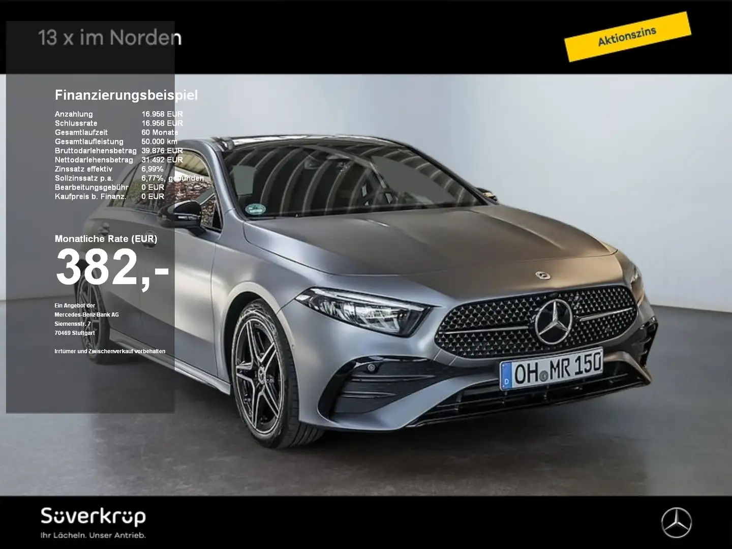 Mercedes-Benz A 220 d Gris - 1