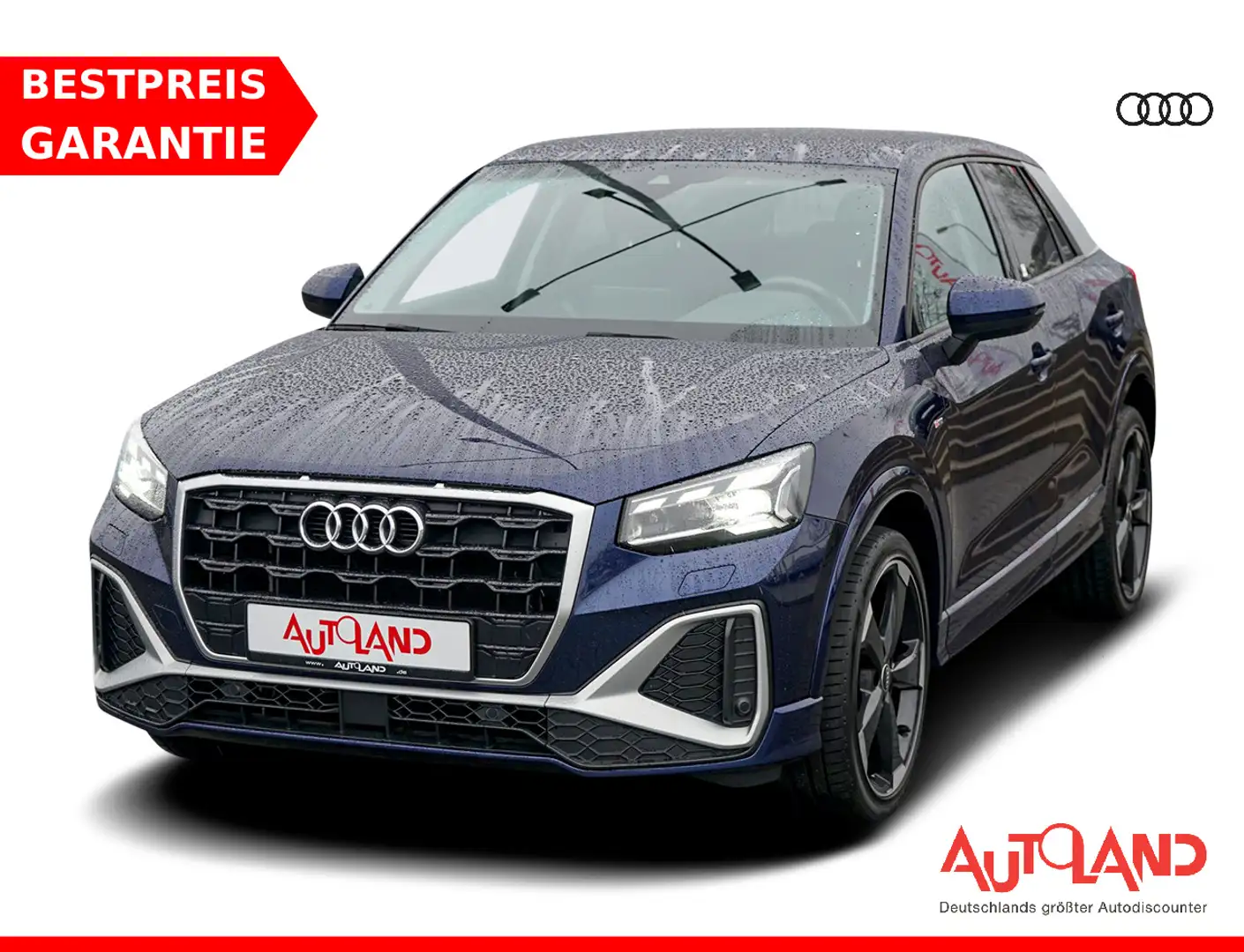 Audi Q2 35 1.5 TFSI S-Line Standheizung Tempomat Blau - 1