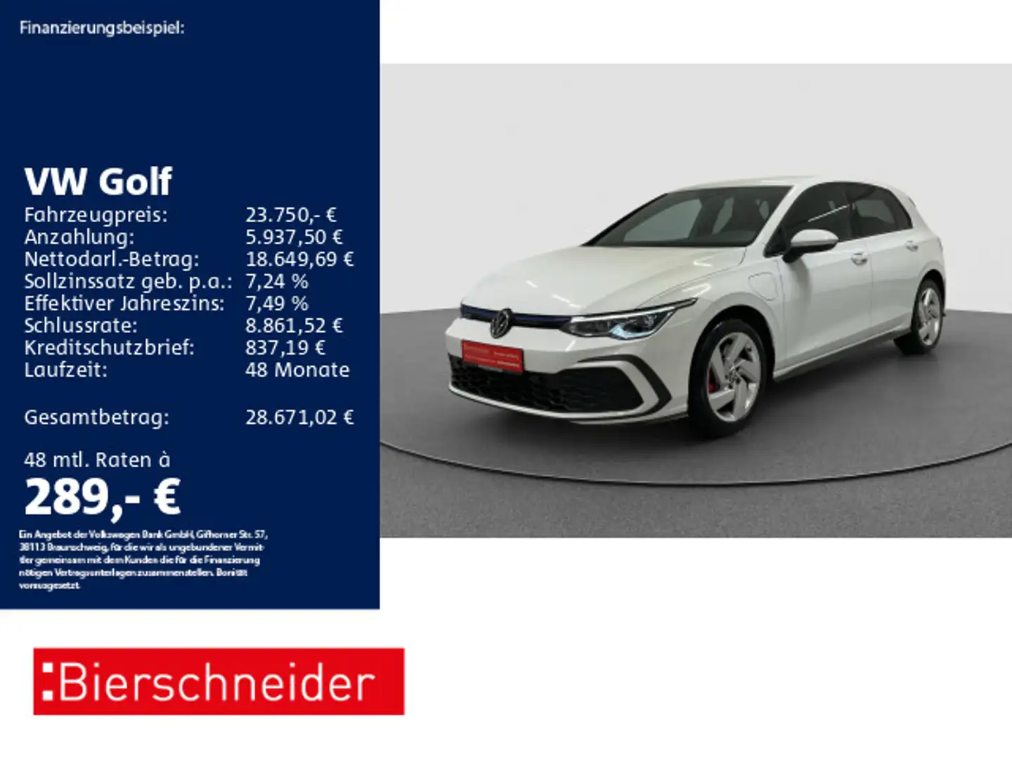 Volkswagen Golf GTE 8 1.4 TSI DSG GTE AHK STAND NAVAI CAM Weiß - 1