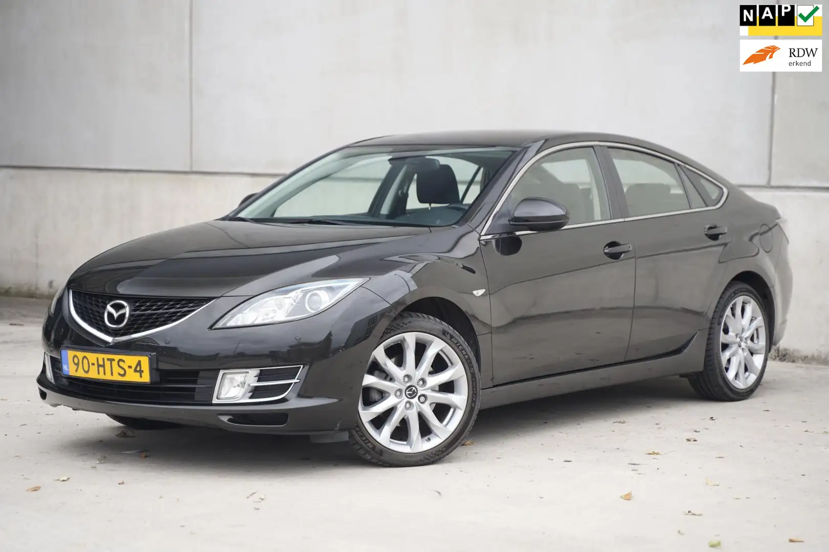 Mazda 6 2.0 S-VT TS 147pk, Cruise Control, Airco, NAP Noir - 1