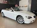 BMW 650 i Cabrio 367CV ! 1 PROPRIETARIO ! BIANCA ORIGINALE Bianco - thumbnail 2