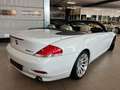 BMW 650 i Cabrio 367CV ! 1 PROPRIETARIO ! BIANCA ORIGINALE Bianco - thumbnail 4