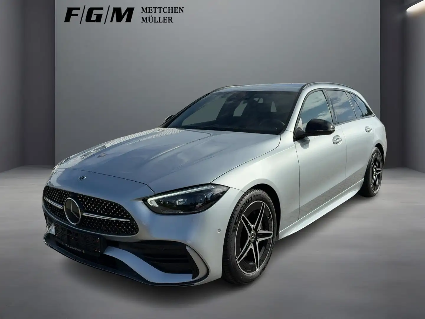 Mercedes-Benz C 220 T d 4M AMG Line Burm|DigiLight|TWA|360|AHK Argent - 1