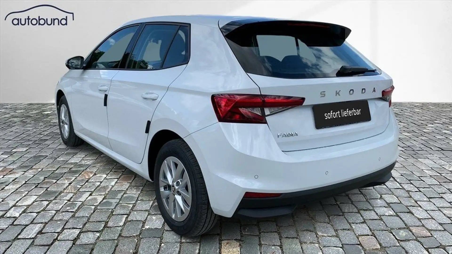 Skoda Fabia IV 1,0 TSI 130 Jahre digital Cockpit Weiß - 2