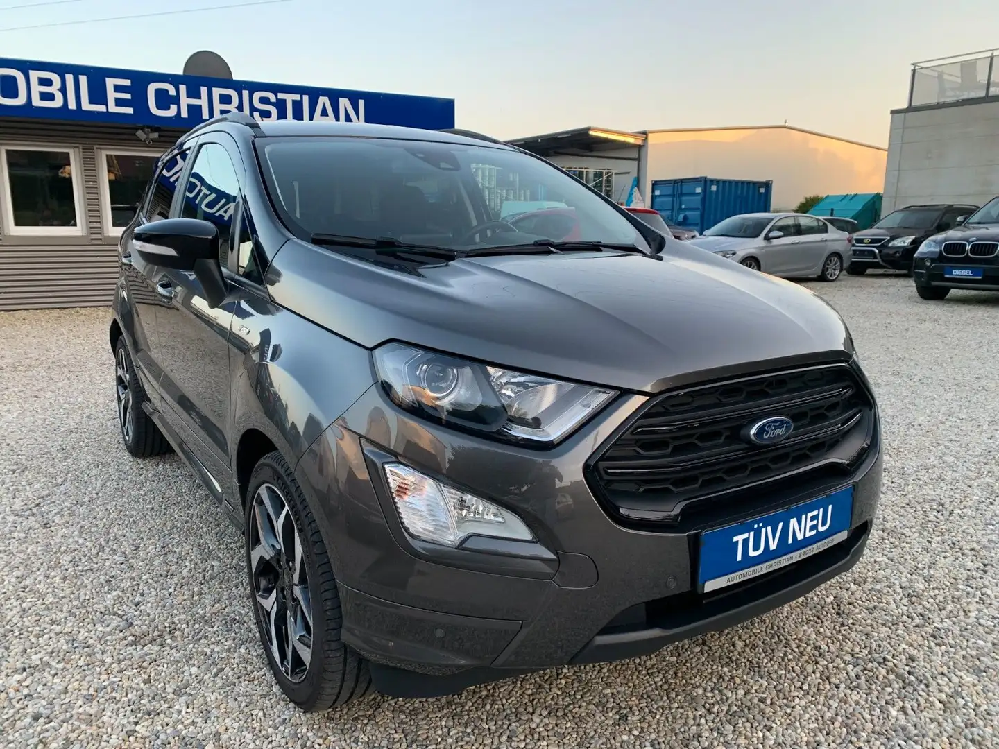 Ford EcoSport ST-Line Navi Alcantara SHZ PDC Tüv: Neu Grau - 2